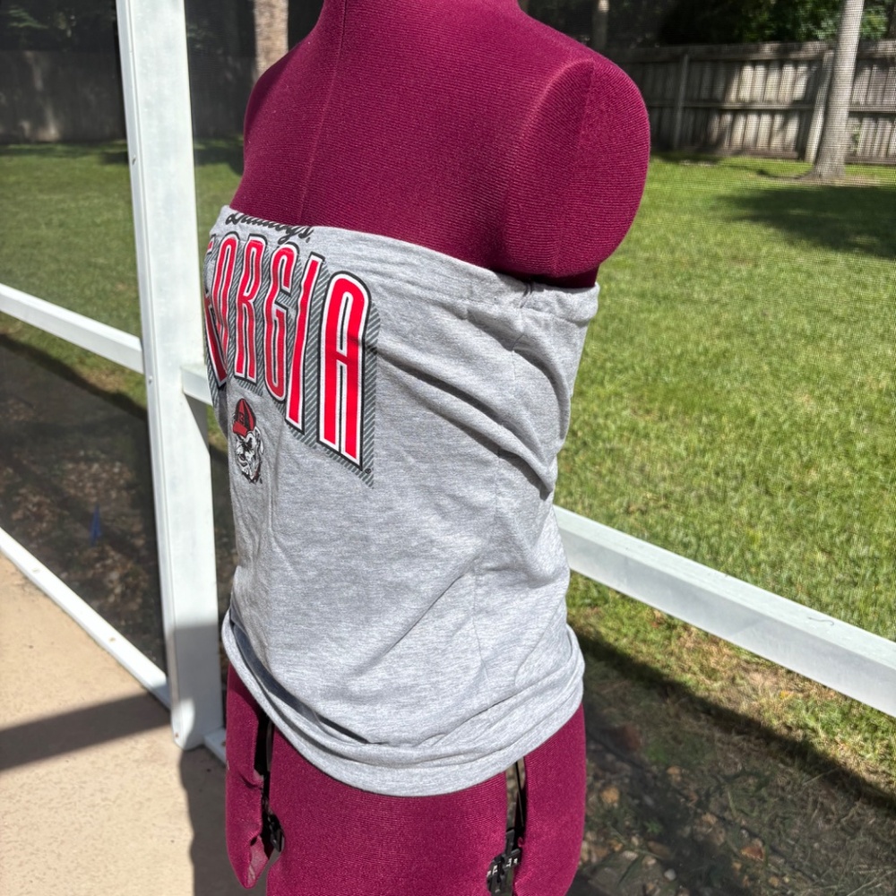 University of Georgia Bulldogs Strapless Tube Top Shirt size S - Picture 4 of 7